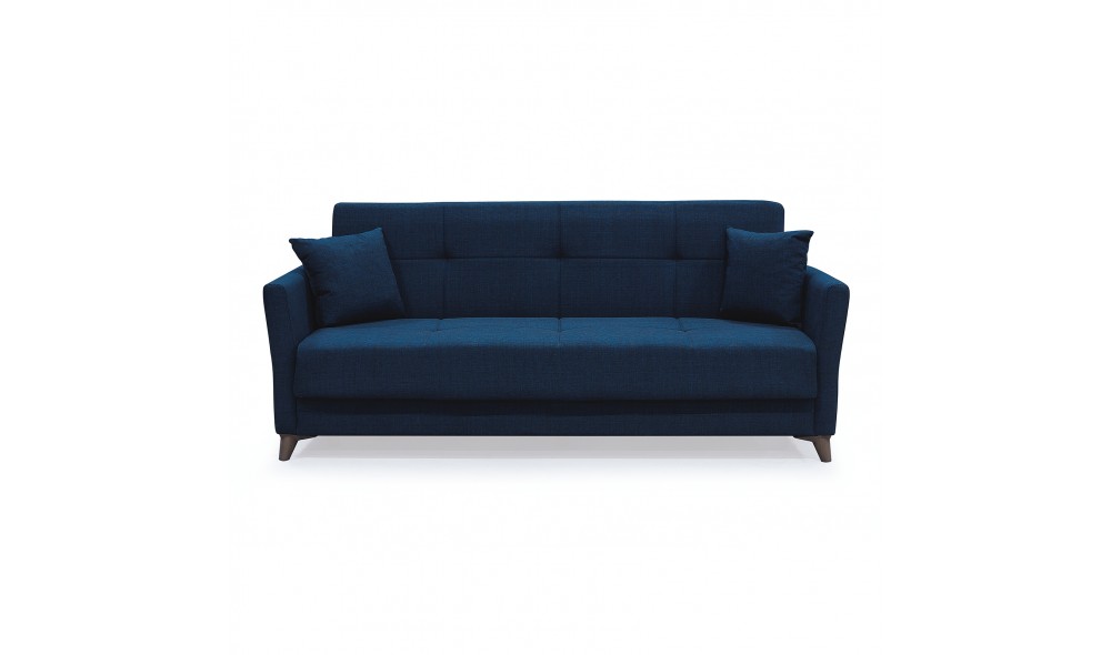 Canapea extensibila, Diez, cu lada de depozitare, 210 x 80 x 80 cm, Maro Canapea extensibila, Diez, cu lada de depozitare, 210 x 80 x 80 cm, Maro
