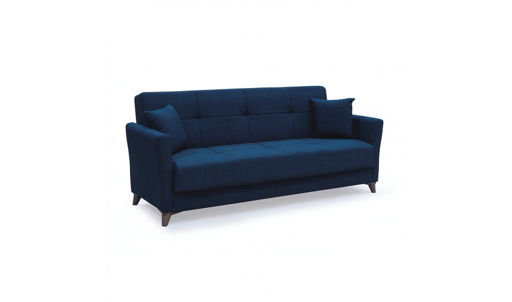 Canapea extensibila, Diez, cu lada de depozitare, 210 x 80 x 80 cm, Maro Canapea extensibila, Diez, cu lada de depozitare, 210 x 80 x 80 cm, Maro