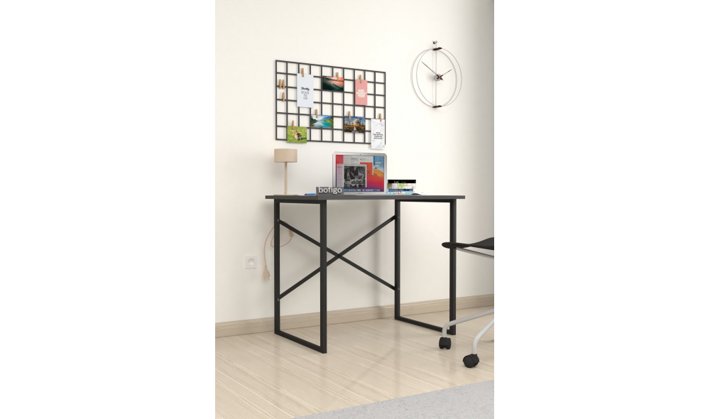 Birou cadru metal Trendy, 90 x 75 x 60 cm, Antracit Birou cadru metal Trendy, 90 x 75 x 60 cm, Antracit
