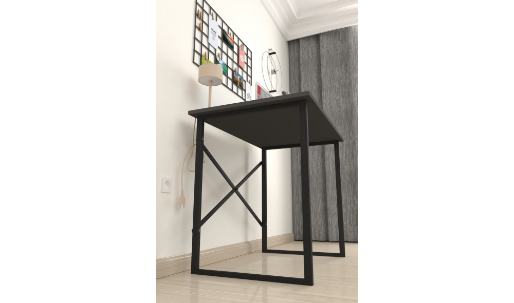 Birou cadru metal Trendy, 90 x 75 x 60 cm, Antracit Birou cadru metal Trendy, 90 x 75 x 60 cm, Antracit