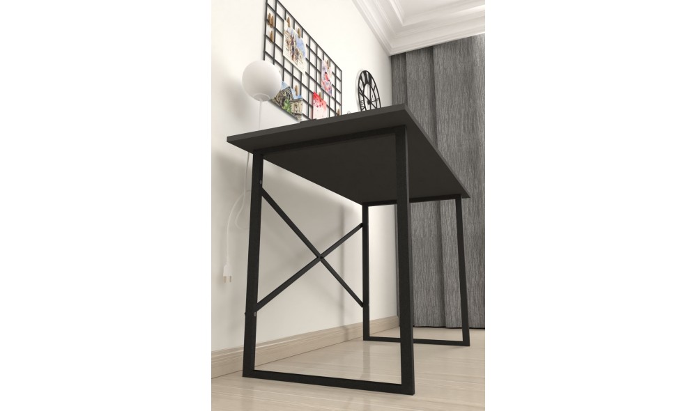 Birou cadru metal Trendy, 120 x 75 x 60 cm, Antracit Birou cadru metal Trendy, 120 x 75 x 60 cm, Antracit