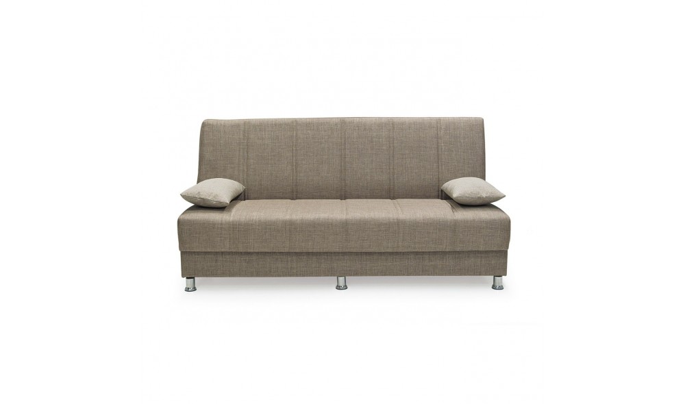 Canapea extensibila cu lada depozitare, Economix, 190x82x80, Bej Canapea extensibila cu lada depozitare, Economix, 190x82x80, Bej