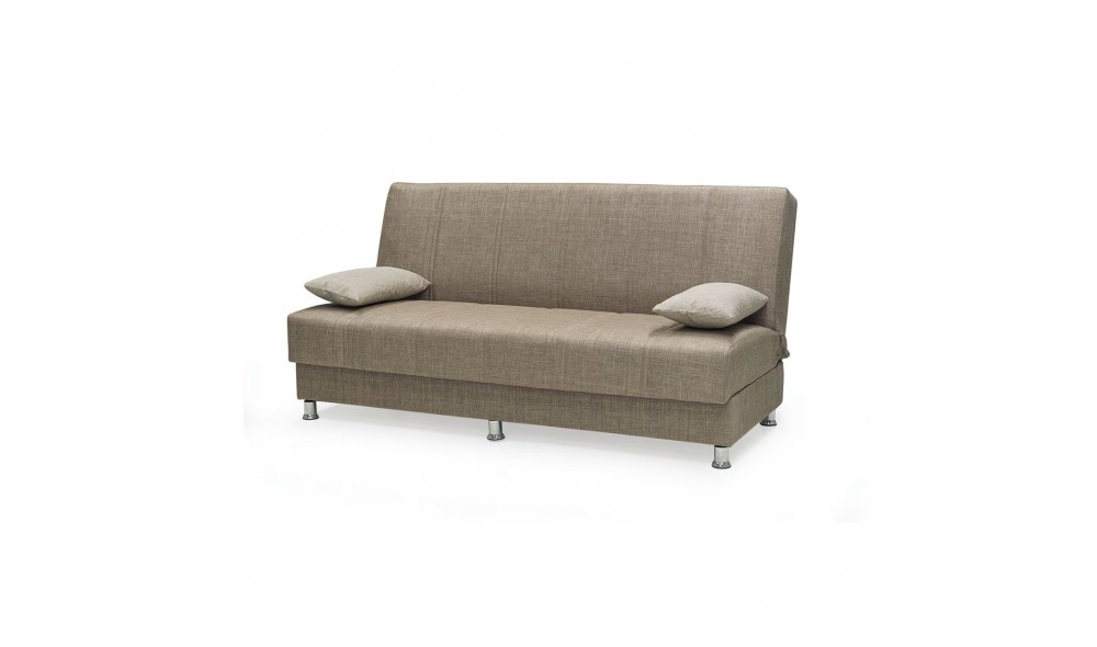 Canapea extensibila cu lada depozitare, Economix, 190x82x80, Bej Canapea extensibila cu lada depozitare, Economix, 190x82x80, Bej