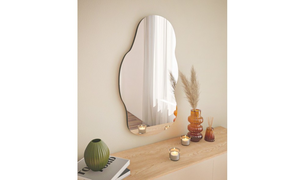 Oglinda, Baby, Negru, 40 x 72 x 2 cm