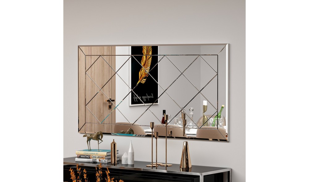 Oglinda, Pauli, Alb, 60 x 120 x 2 cm