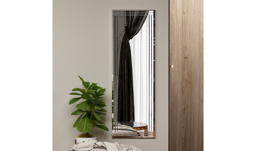 Oglinda, Buhem, Alb, 40 x 120 x 2 cm