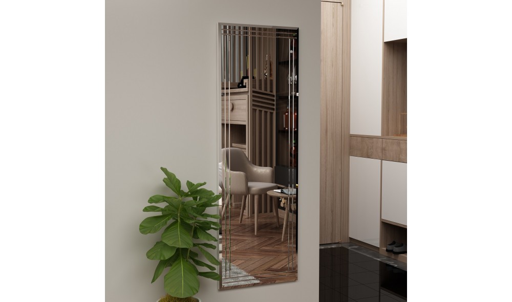 Oglinda, Buhem, Alb, 40 x 120 x 2 cm