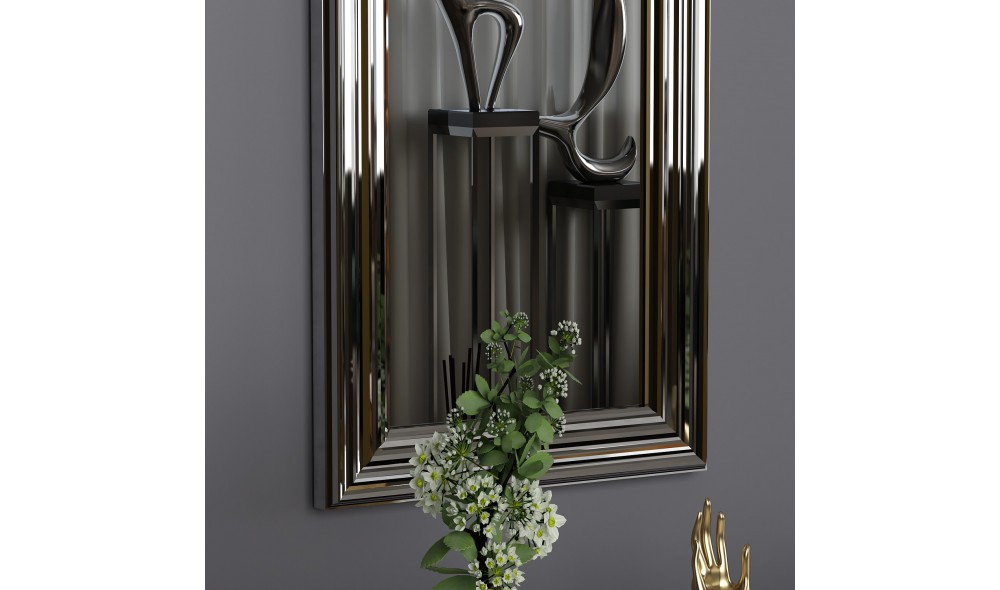 Oglinda, Boss, Argint, 30 x 90 x 3 cm