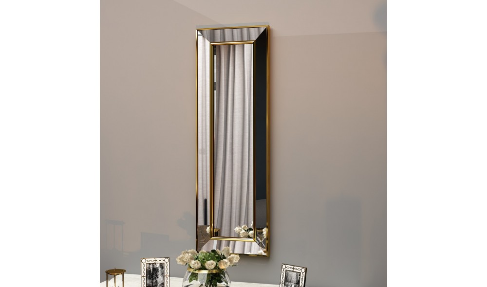 Oglinda, Carlos, Aur, 30 x 90 x 3 cm