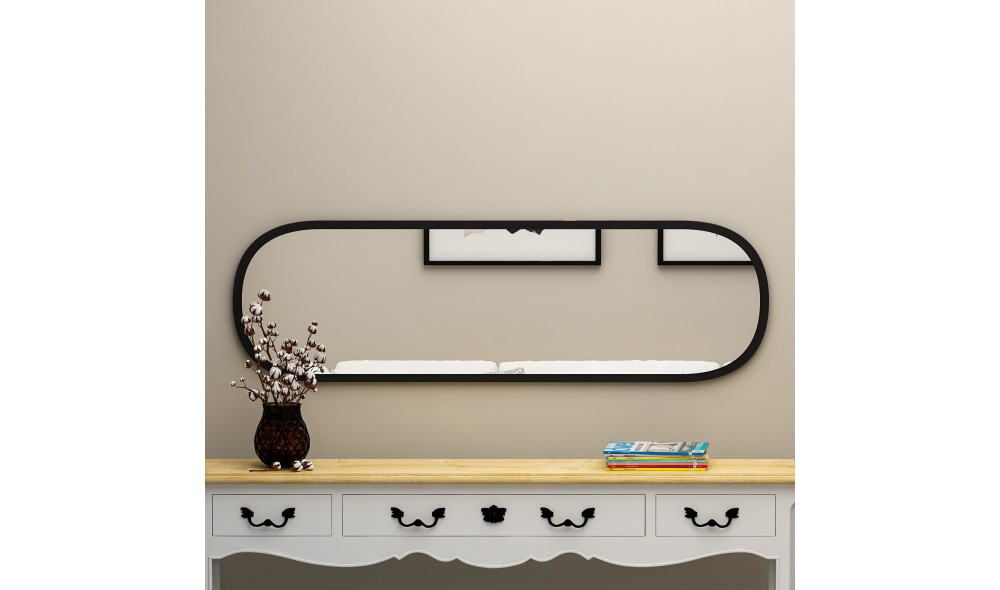 Oglinda, Magnum, Negru, 40 x 120 x 2 cm