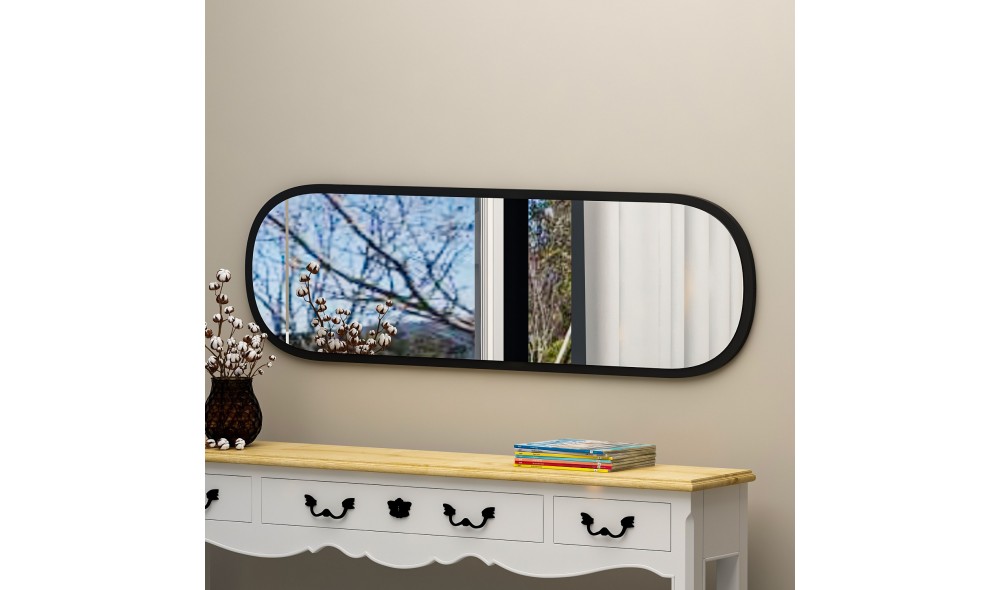 Oglinda, Magnum, Negru, 40 x 120 x 2 cm