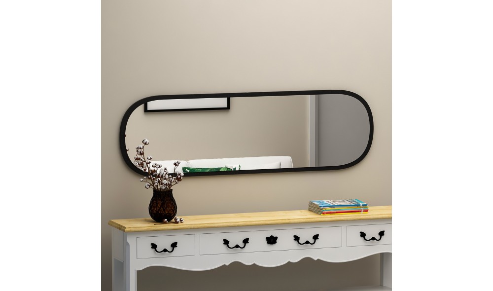 Oglinda, Magnum, Negru, 40 x 120 x 2 cm