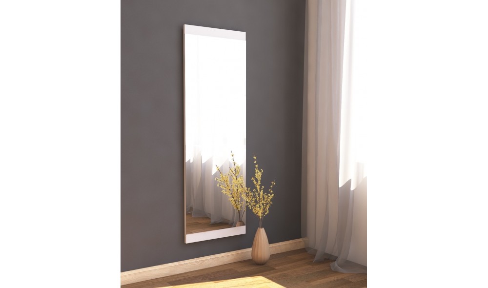 Oglinda, Azus, Alb, 40 x 120 x 2 cm