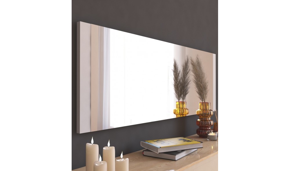 Oglinda, Azus, Alb, 40 x 120 x 2 cm