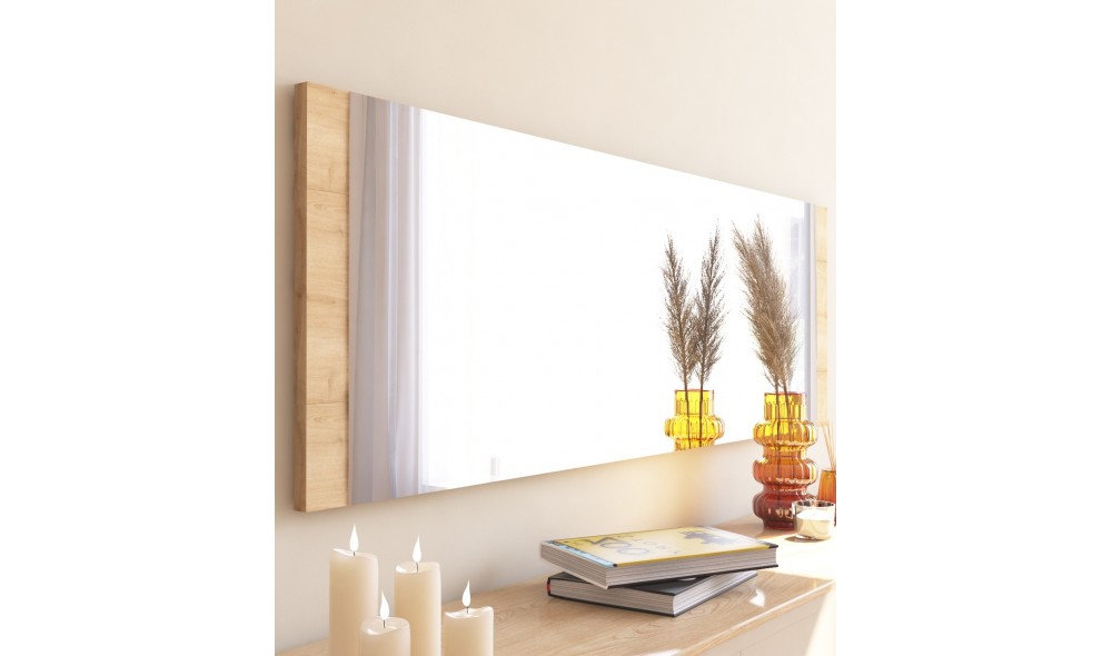 Oglinda, Azus, Natural, 40 x 120 x 2 cm