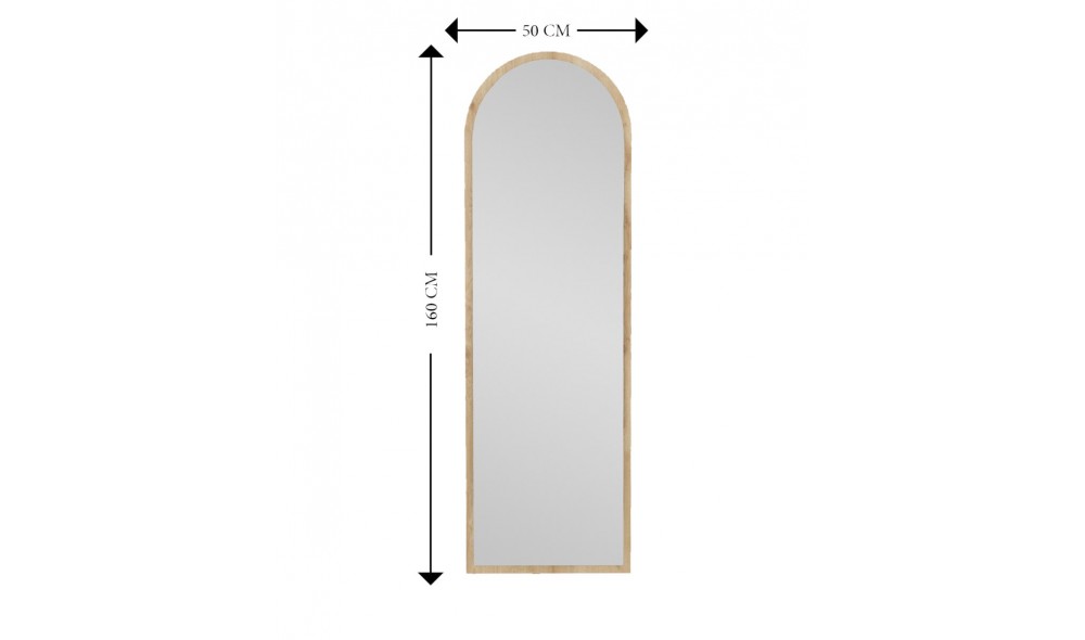 Oglinda, Emma, Natural, 50 x 160 x 2 cm