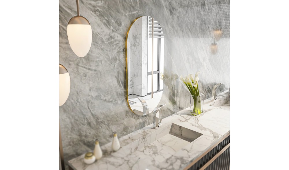 Oglinda, Riors, TransparentAur, 45 x 85 x 2 cm