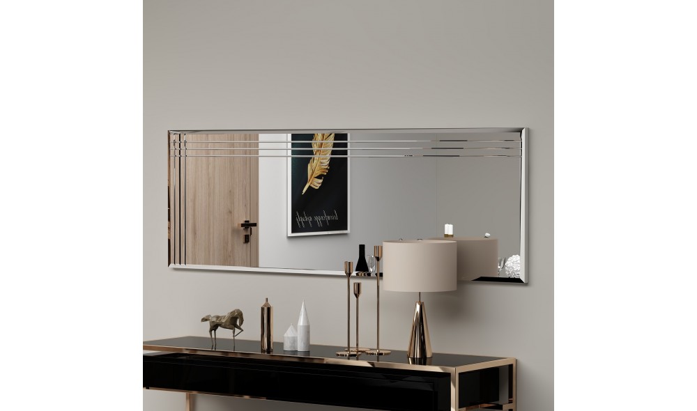 Oglinda, Trio, Transparent, 40 x 120 x 2 cm