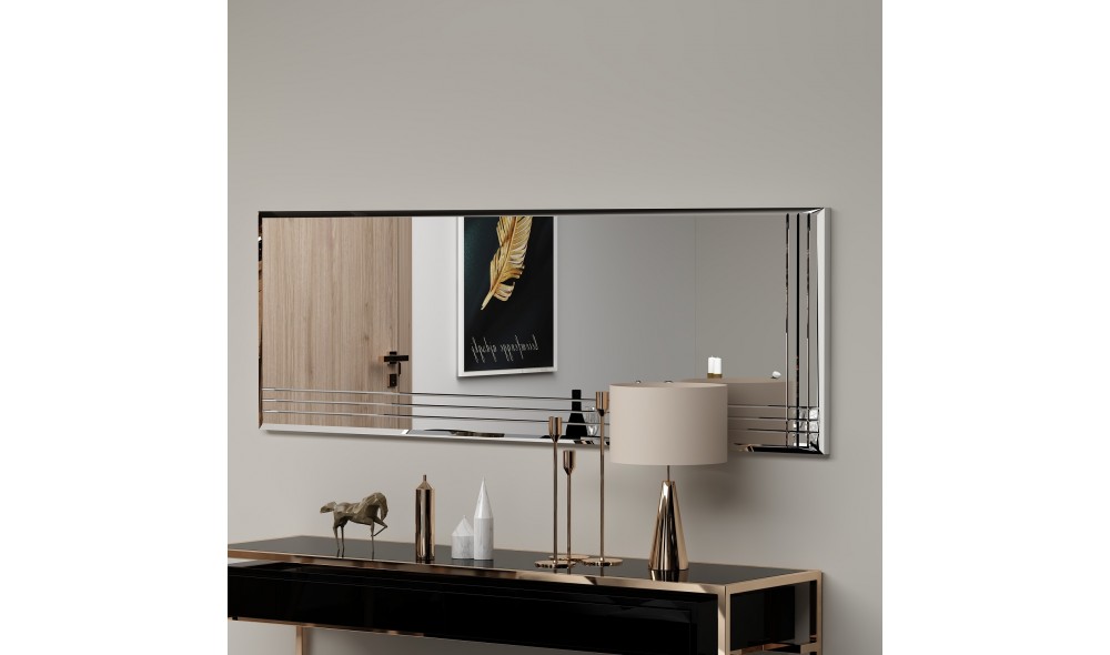 Oglinda, Trio, Transparent, 40 x 120 x 2 cm