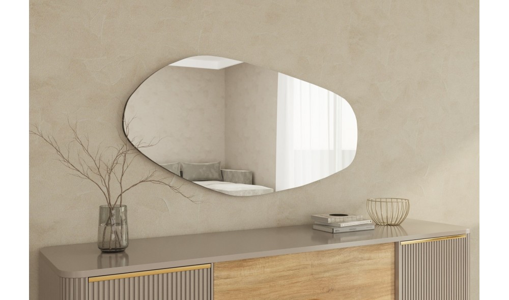 Oglinda, Bella, Negru, 60 x 120 x 2 cm