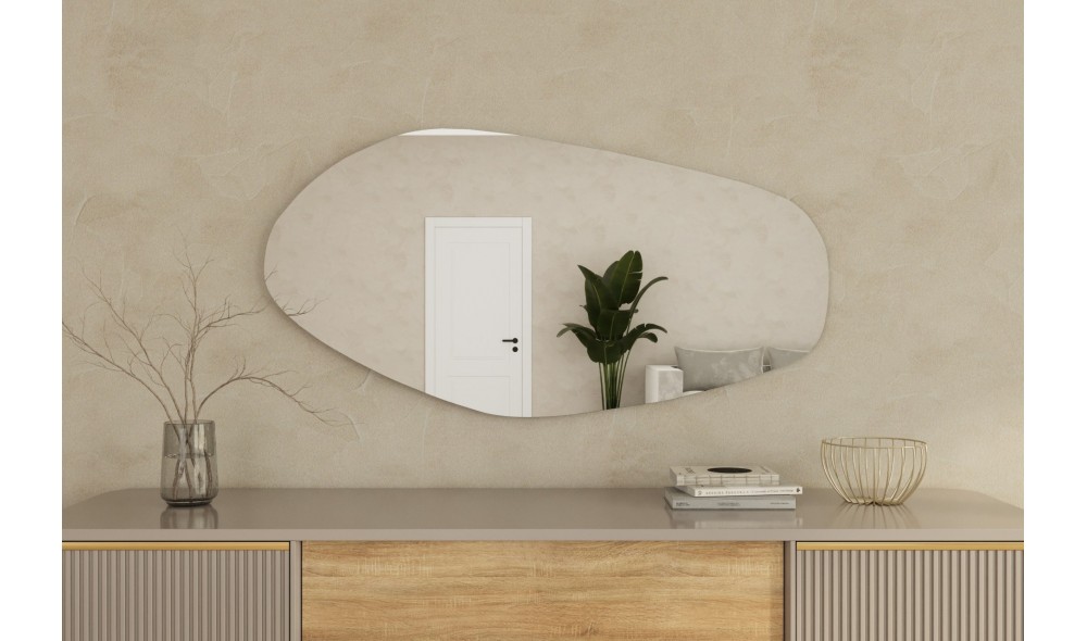 Oglinda, Bella, Negru, 60 x 120 x 2 cm