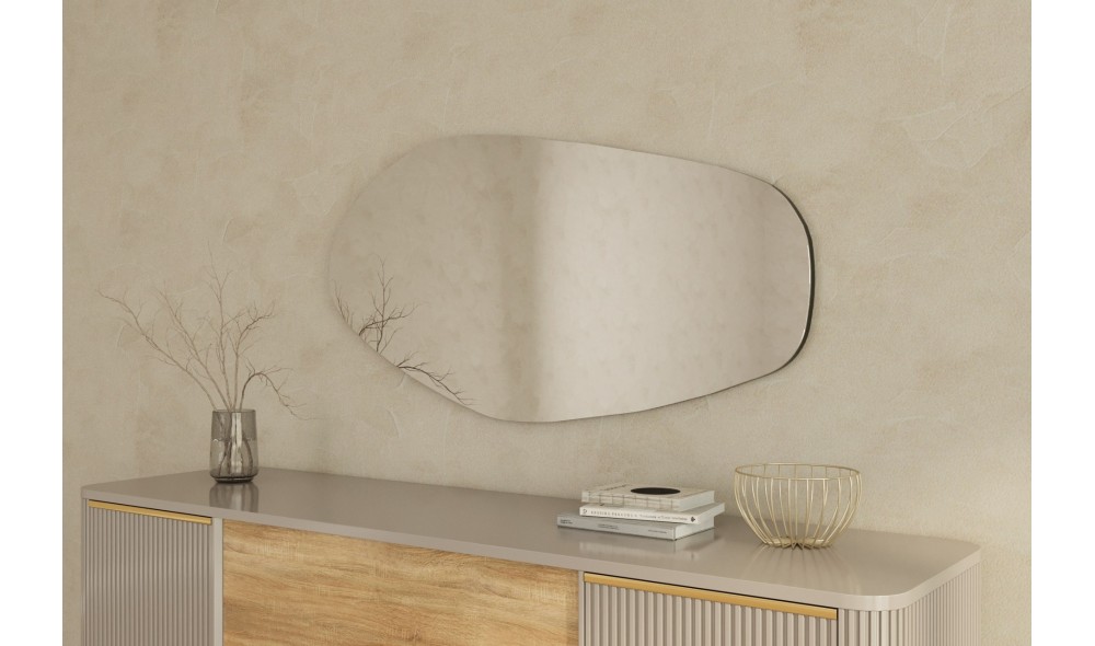 Oglinda, Bella, Negru, 60 x 120 x 2 cm