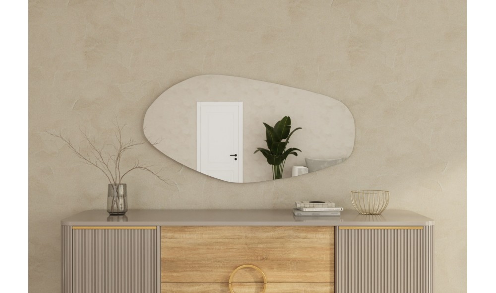 Oglinda, Bella, Negru, 60 x 120 x 2 cm