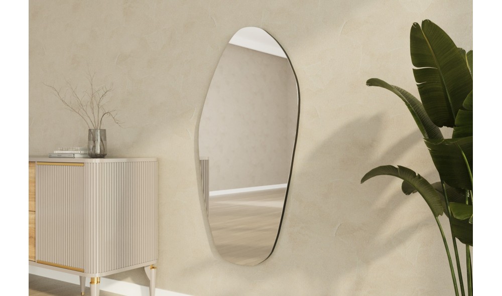 Oglinda, Bella, Negru, 60 x 120 x 2 cm