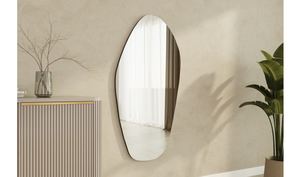 Oglinda, Bella, Negru, 60 x 120 x 2 cm