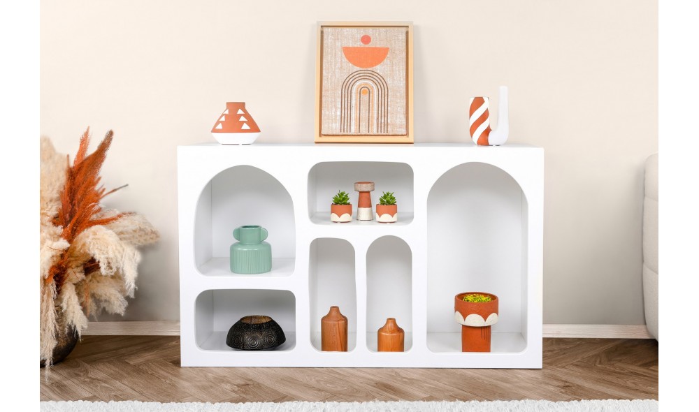 Consola, Liva 120 - White, 120 x 74 x 37 cm