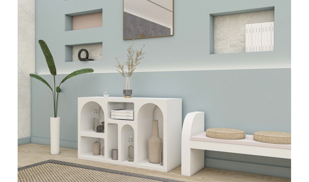 Consola, Liva 120 - White, 120 x 74 x 37 cm