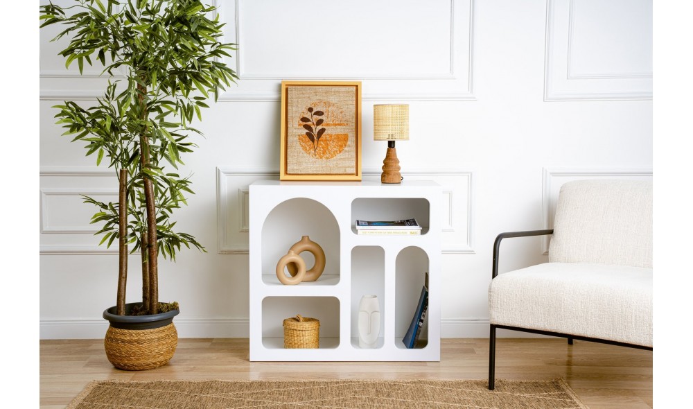 Consola, Lessa - White, 80 x 74 x 37 cm