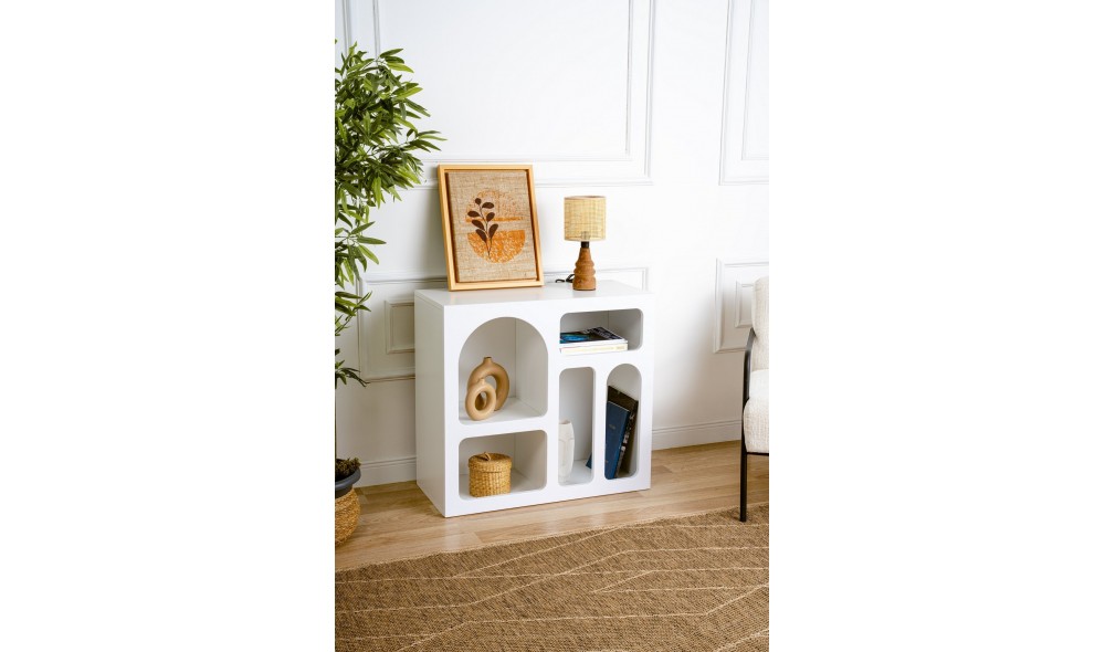 Consola, Lessa - White, 80 x 74 x 37 cm