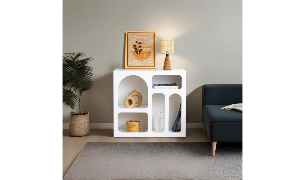 Consola, Lessa - White, 80 x 74 x 37 cm