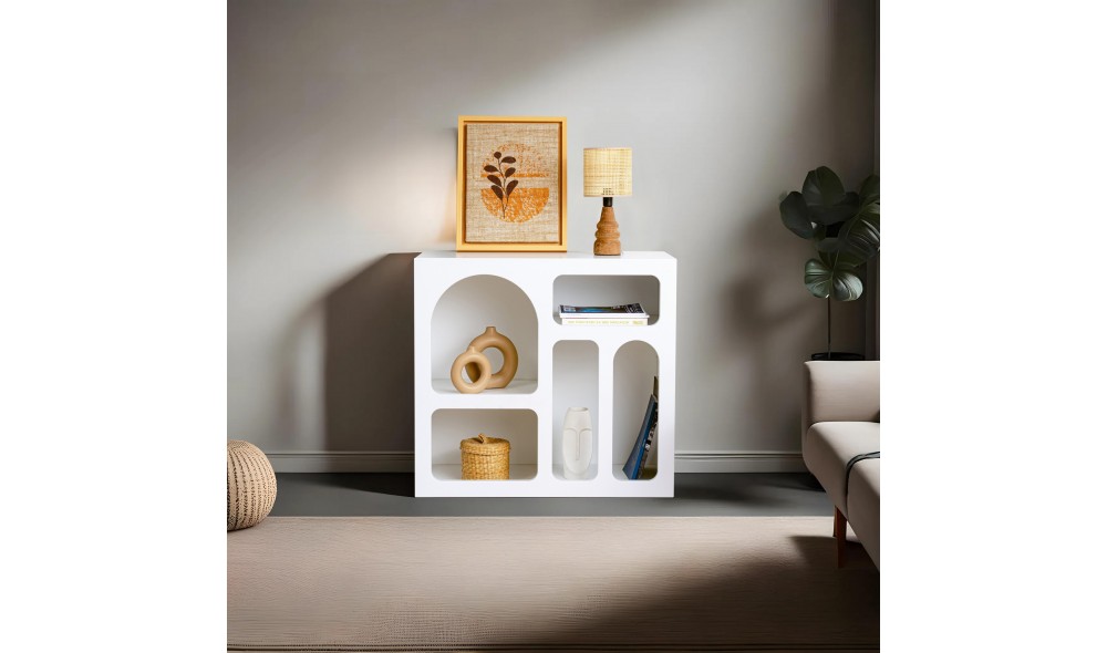 Consola, Lessa - White, 80 x 74 x 37 cm