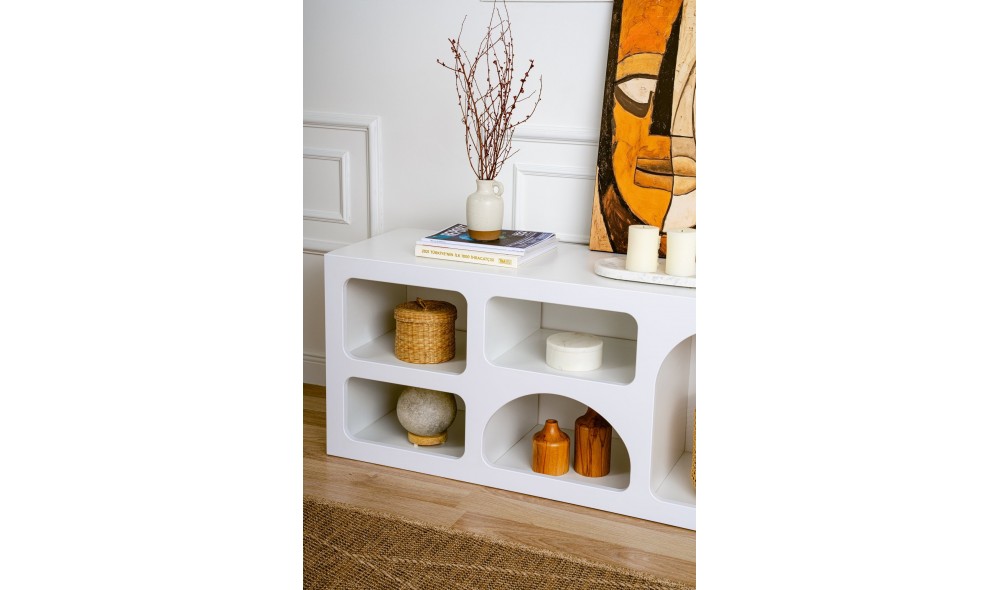 Consola, Ferlis - White, 160 x 51 x 40 cm