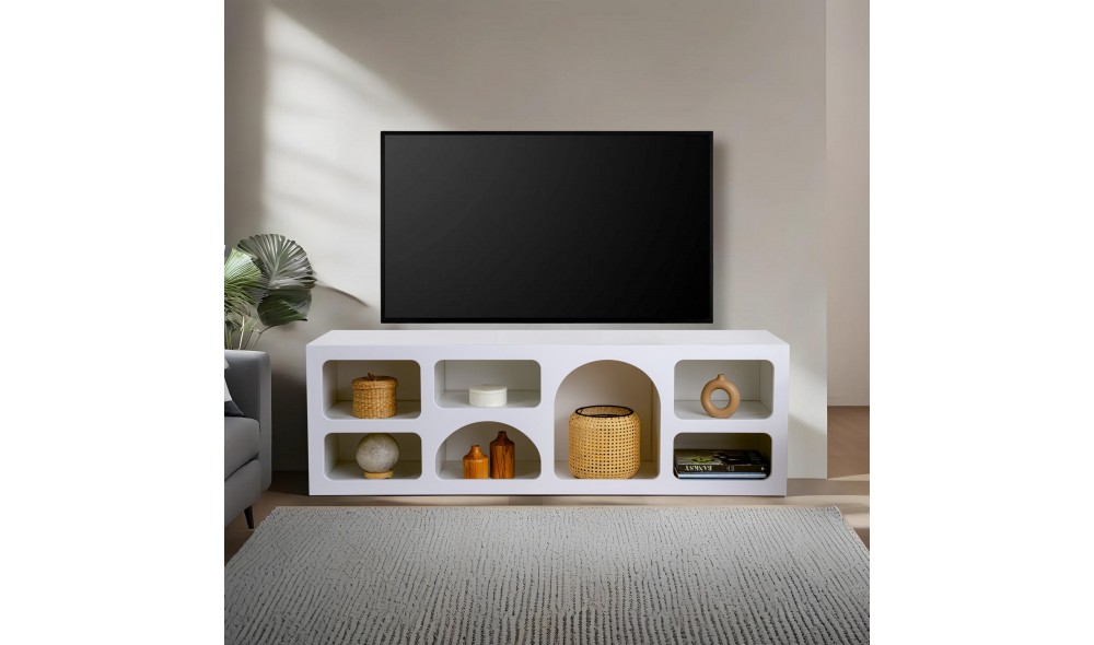 Consola, Ferlis - White, 160 x 51 x 40 cm