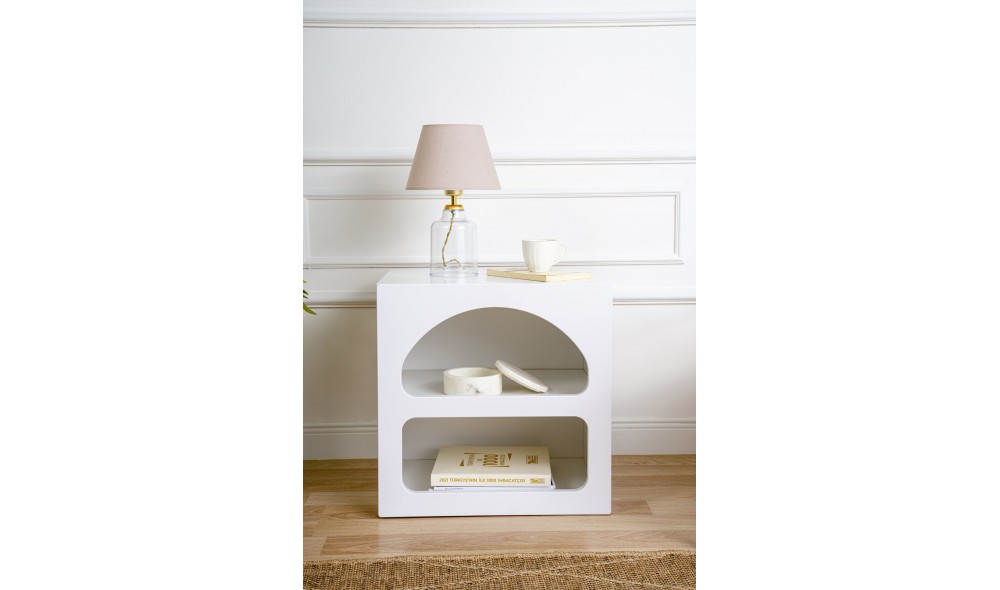Noptiera, Lorin - White, 50 x 50 x 40 cm