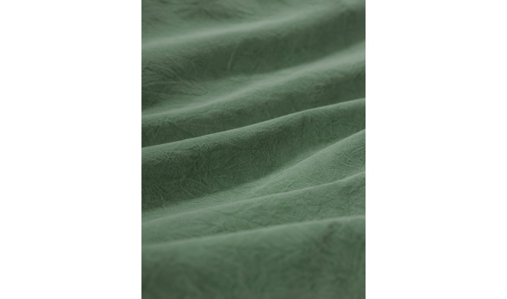 Set lenjerie de pat dublu din poplin, Crash - Green