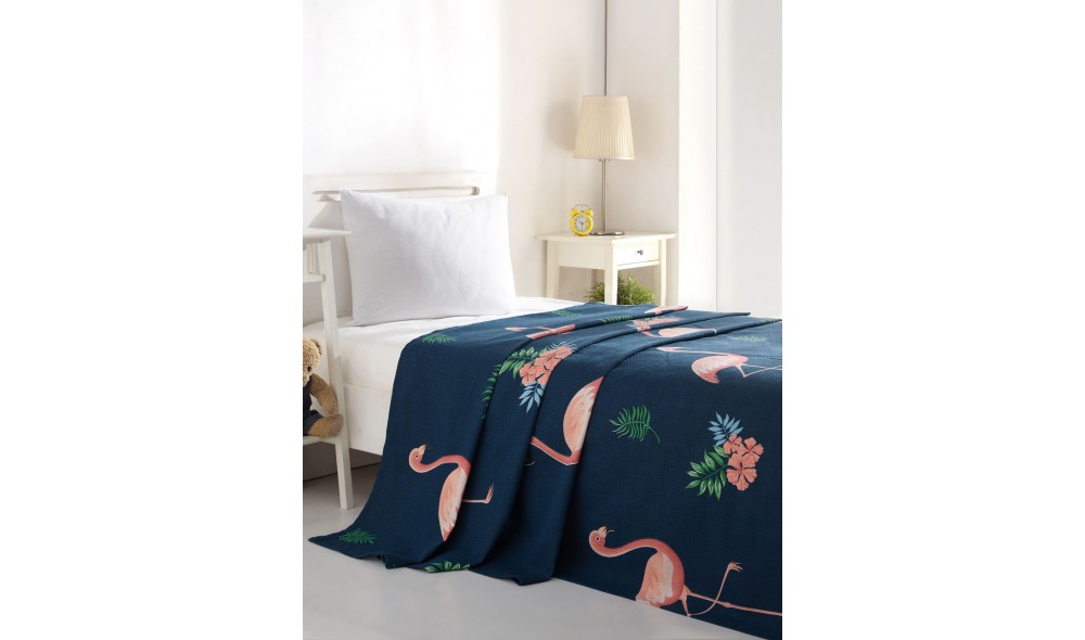 Cuvertura de pat pentru o persoana din pique, Big Filamin