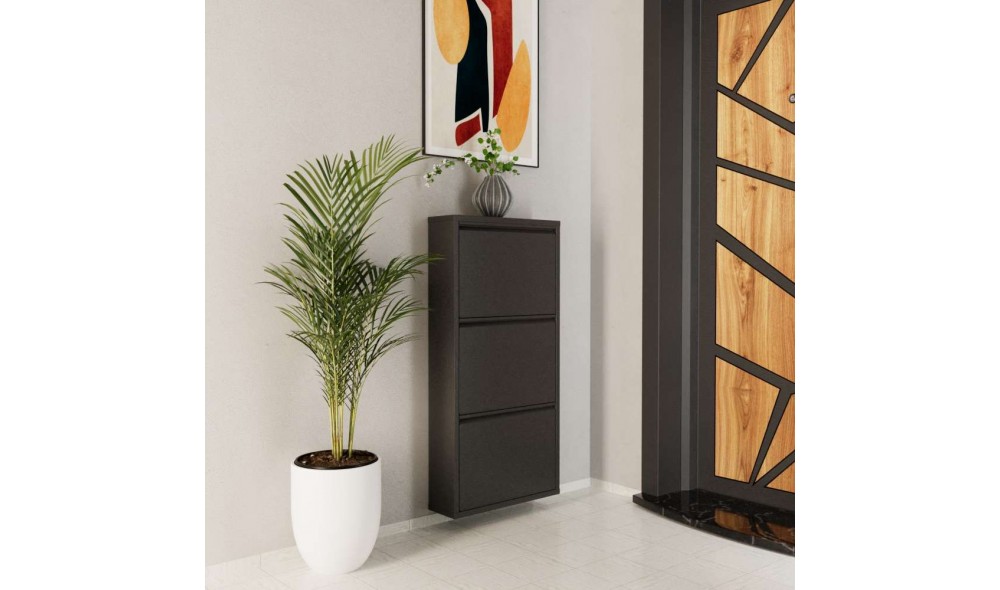 Pantofar, 3 Piece Metal - Anthracite, 50 x 103 x 15 cm