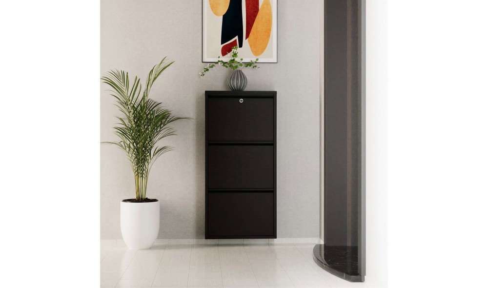 Pantofar, Locking 3 Piece Metal - Black, 50 x 103 x 15 cm