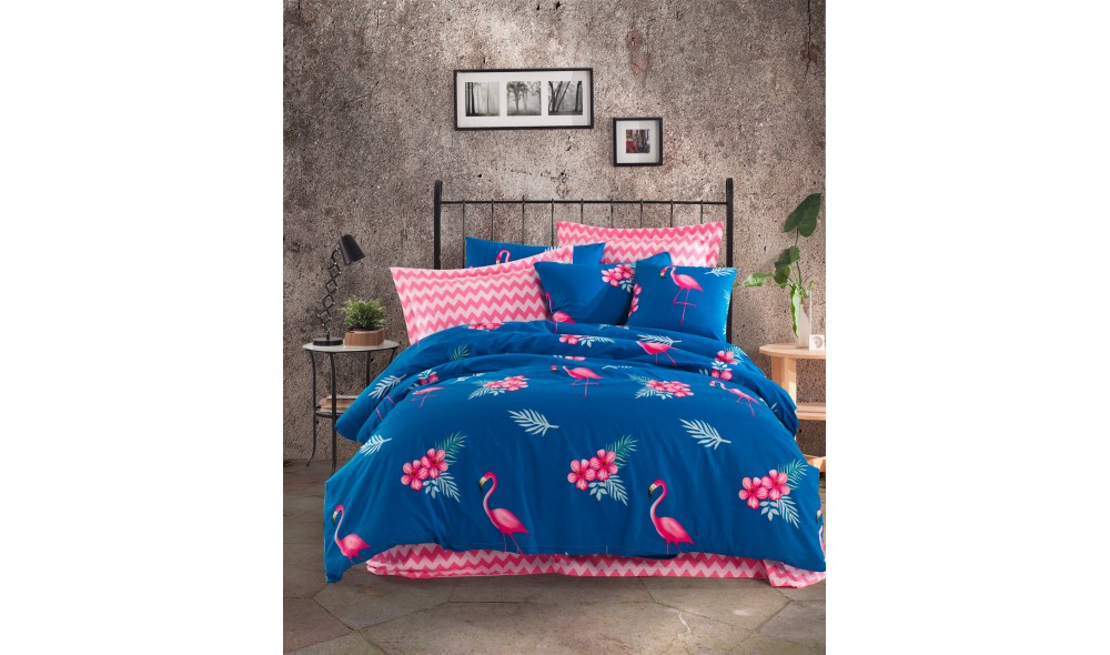 Set lenjerie de pat dublu Ranforce, Flemenco - Parliement