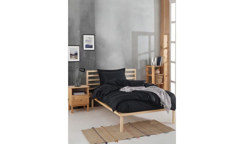 Set de husa de pilote Ranforce, Fresh Color - Black