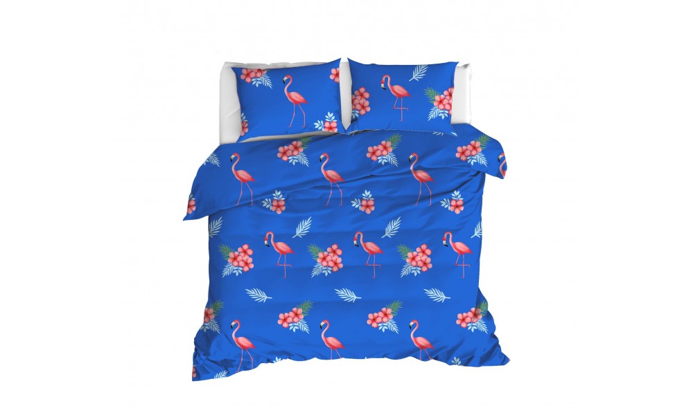 Set cuvertura de pat dubla Ranforce, Flemenco - Blue