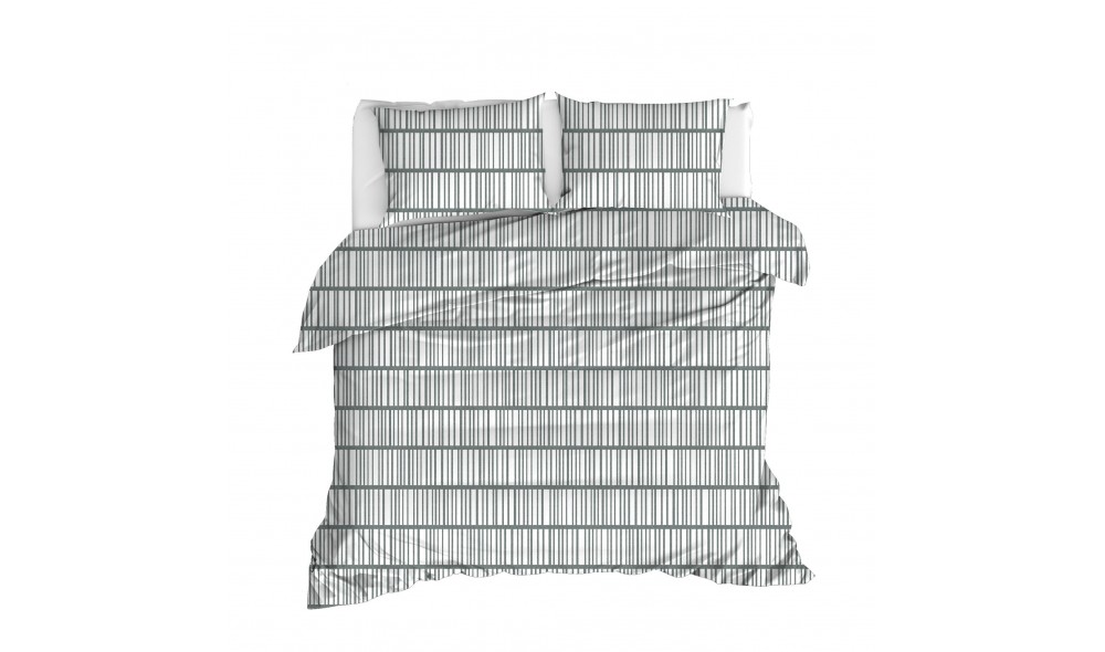 Set cuvertura de pat dubla Ranforce, Vektor v2 - Grey