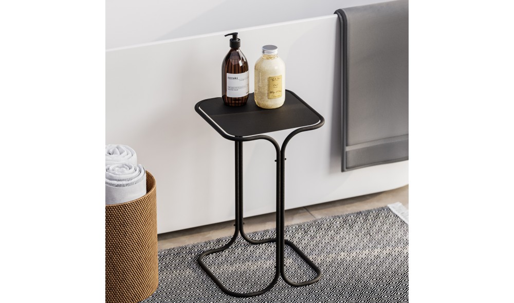 Masuta de cafea, Shb-001, Negru, 30 x 52 x 30 cm