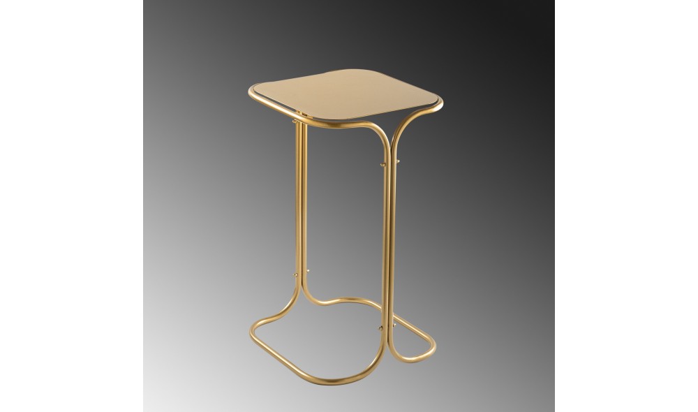 Masuta de cafea, Shb-001-B, Aur, 30 x 52 x 30 cm