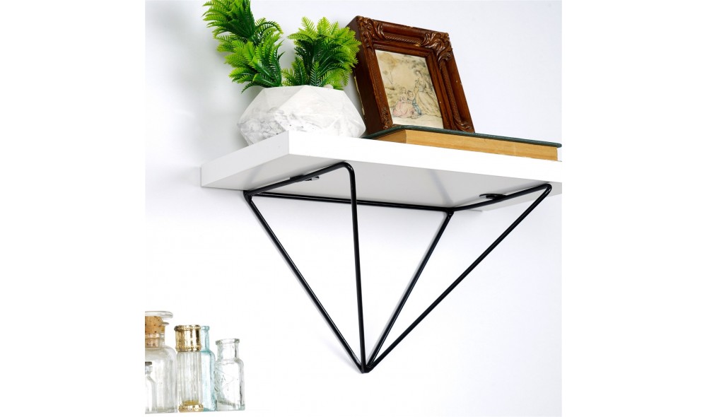 Raft decorativ de perete din lemn WR060