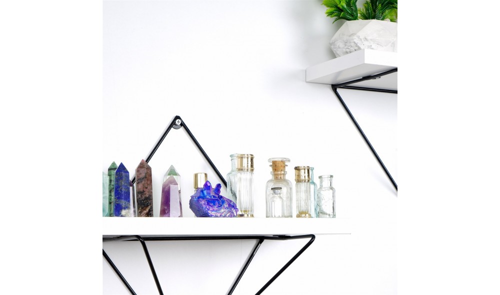 Raft decorativ de perete din lemn WR060